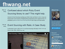 Tablet Screenshot of fhwang.net